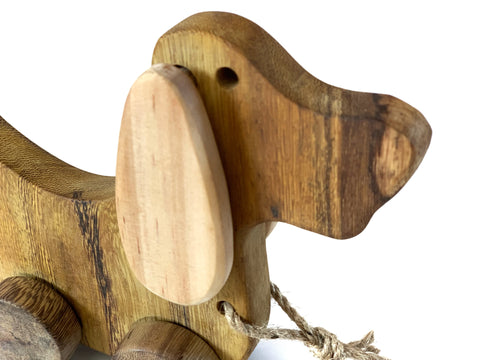 Wooden Terrier Dog