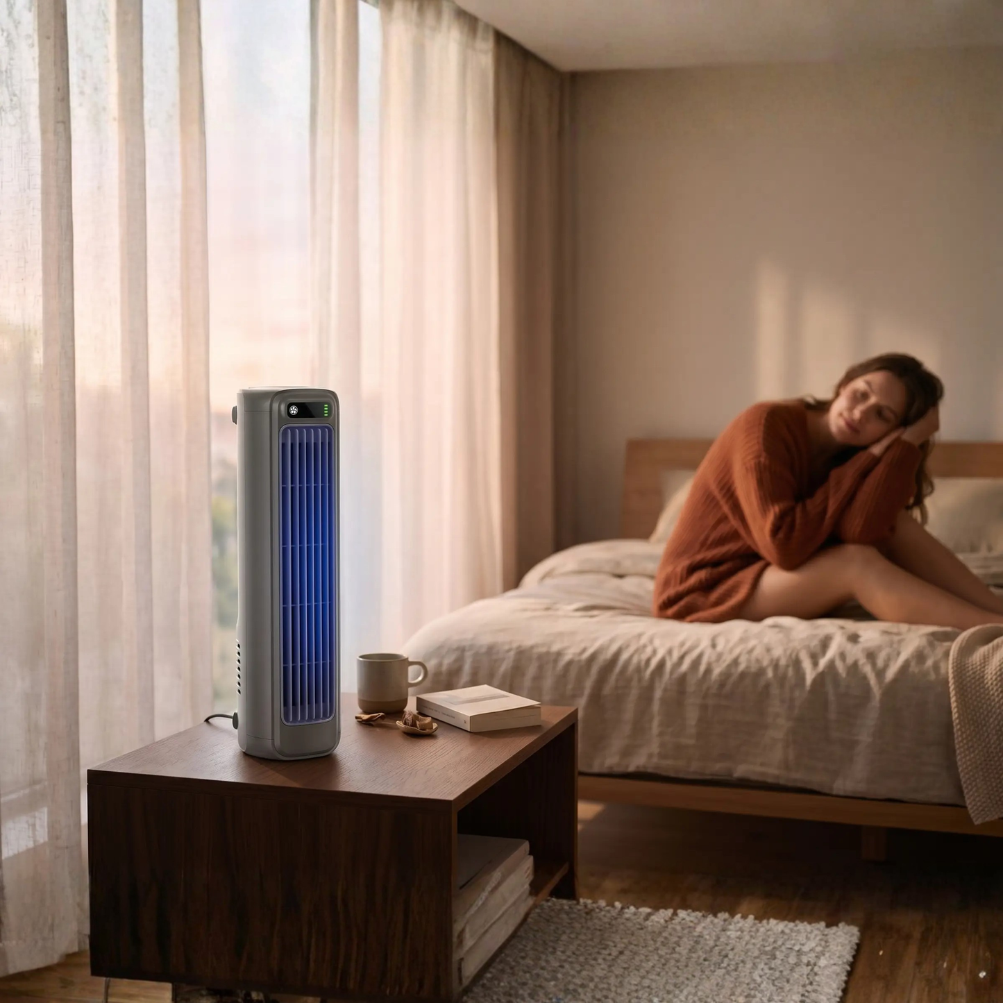 BowLift | AirWave – Portable Rechargeable Air Conditioner with 12-Hour Battery Life