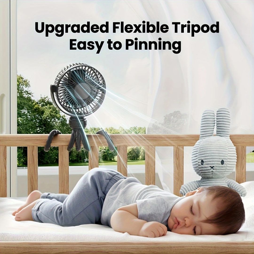 Mini Portable Stroller Fan