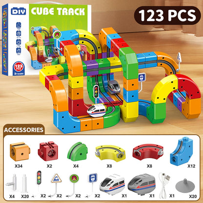 Magnetic Train Block Set