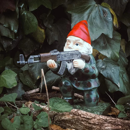 Garden Gnome Warriors – Funny Outdoor Yard Statues