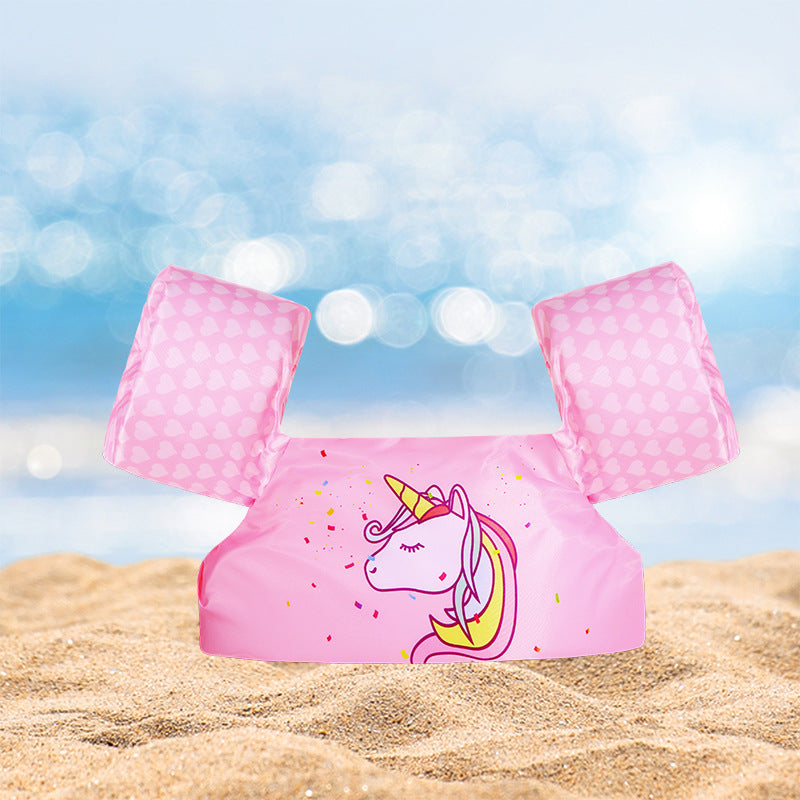 Women's Inflatable Swimming Aid with Colorful Flamingo Design Bowlift