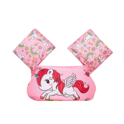 Women's Inflatable Swimming Aid with Colorful Flamingo Design Bowlift