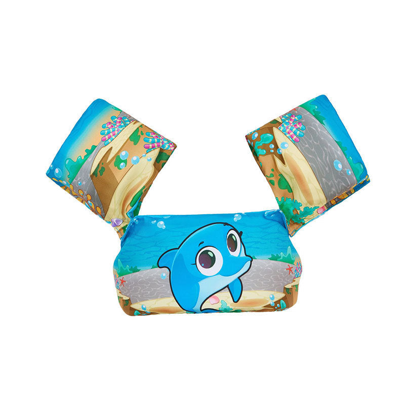 Women's Inflatable Swimming Aid with Colorful Flamingo Design Bowlift