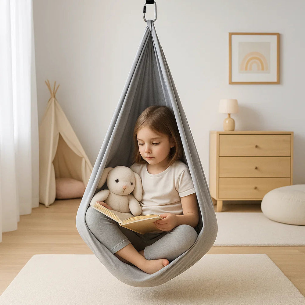 Sensory Swing Cotton Therapy for Kids Calm Relaxation Playroom 3