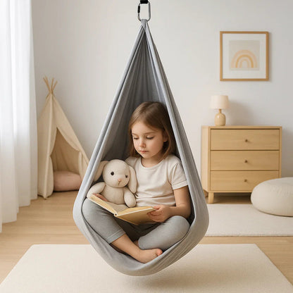 Sensory Swing Cotton Therapy for Kids Calm Relaxation Playroom 3