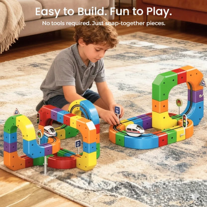 Magnetic Train Block Set